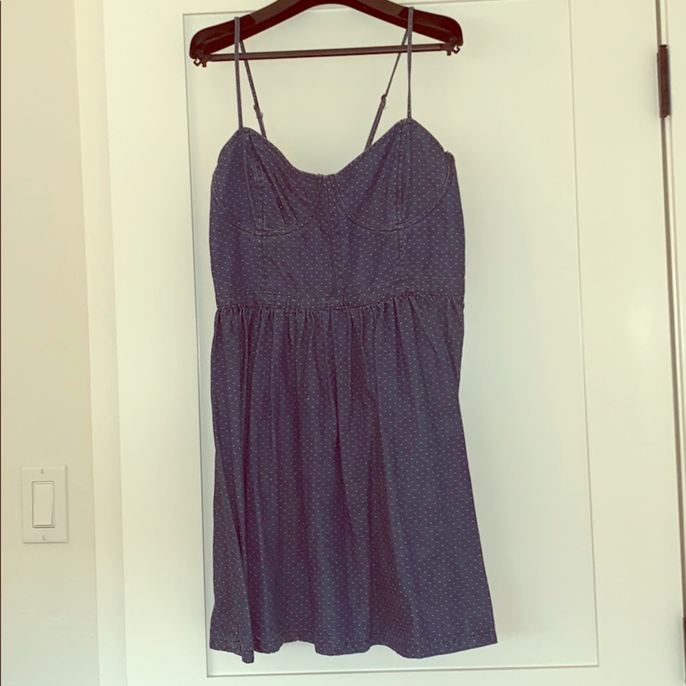 Free people denim mini dress